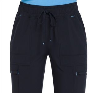 Scrubstar Black bottoms pants XL petite scrubs